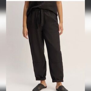 Everlane 100% Flax Linen Barrel Pants - Women's Large